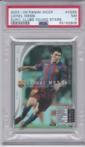 PSA7 2005-06 PANINI WCCF #YGS5 LIONEL MESSI RC ROOKIE - Picture 1 of 2