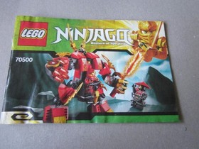 Lego Ninjago 70500 Building Instructions Instructions Masters of Spinjitzu