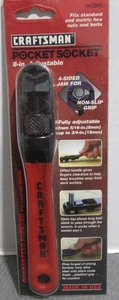 Craftsman pocket socket adjustable 8" 943380 Made In USA NEW SEALED FREE SHIP !! - Picture 1 of 3