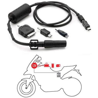 GIVI S112 wiring harness with all standard connectors, power connection kit - Image 1 of 4