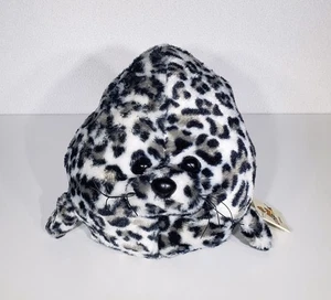 2013 NEW Rare Plump Fat Round Ball Spotted Harbor Seal Plush Stuffed Toy 11" NWT - Picture 1 of 9