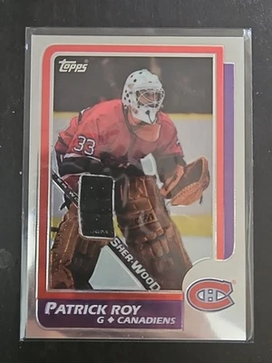 Patrick Roy 1998-99 Topps Explosión del Pasado RC Reimpresión Cromo #4 Canadiens  Foto 1 de 2