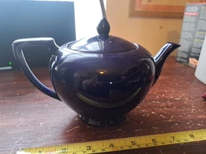 Carlton Ware Blue Teapot Vintage Antique Tea Pot Carltonware Collectable  - Picture 1 of 6