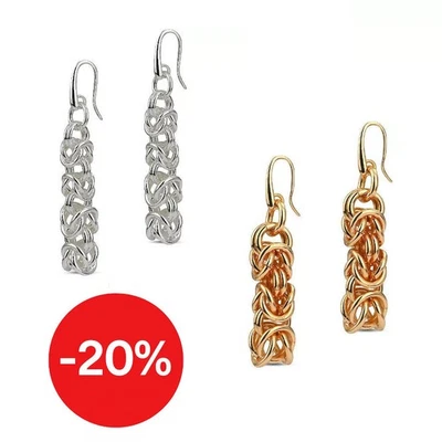 Orecchini Donna Pendenti Catena Bronzo Argentato Rosè Boccadamo XOR577 XOR578RS - Immagine 1 di 2