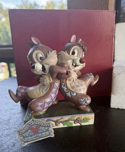 Jim Shore Disney Traditions Chip & Dale "Mischievous Mates" Figur 6011932 Neu in OVP - Bild 1 von 3