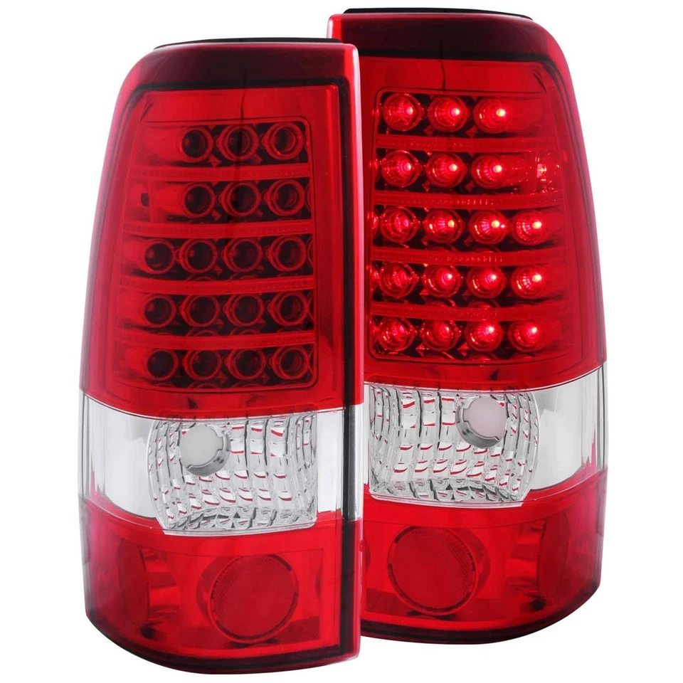 Lámpara trasera LED Anzo 311010 para Chevrolet Silverado 1500 99-02 LH RH roja y cromada Foto 1 de 3