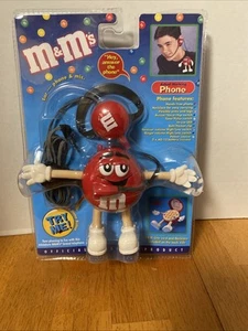 Radio shack M&M Red Mini Phone Nib - Picture 1 of 9