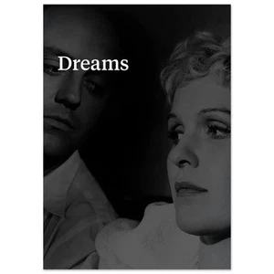 Film Noir Dreams Vintage Movie Poster Print Black and White Romance - Bild 1 von 3