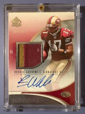 2006 Brandon Williams UD SP Authentic Rookie Signature Patch Auto - 084/999 - Image 1 of 2