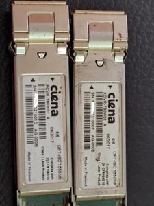 CIENA XCVR-T80W01 A SFP 10G Tunable 1550nm 80km SMF LC OPT-ISC - Picture 1 of 3