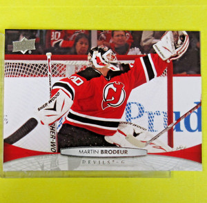 MARTIN BRODEUR 2011-12  HOF  BASE  Upper Deck  #87  New Jersey Devils