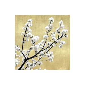 Impresión sobre lienzo sobre papel póster o imagen Bennett Kate Blossoms On Gold II - Imagen 1 de 2