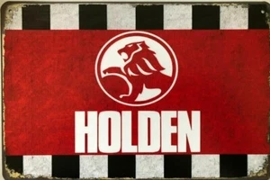 HOLDEN Rustic Look Vintage Tin Metal Sign Man Cave, Shed-Garage & Bar - Picture 1 of 2
