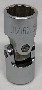 Thorsen 1/2" drive flex sockets, No.422 11/16" 12point - Picture 1 of 7