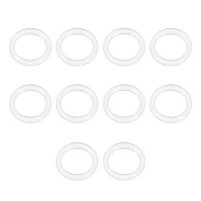 UXCELL 10 Stk. Silikon O-Ring VMQ Dichtungsring 14mm AD 10mm ID 2mm Breite Weiß