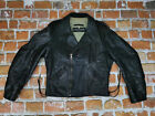 Chevignon Vintage Biker Leather Negan Motorcycle Black Casual Size: L Tip Top