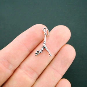 Dije colgante de yoga acero inoxidable - con anillo - perro orientado hacia abajo - SC6097 - Imagen 1 de 2