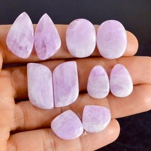 5 Paar 121 kt natürlicher Kunzit Cabochon Edelstein Paar Lot 15 x 14-23 x 12 mm #14525 - Bild 1 von 5