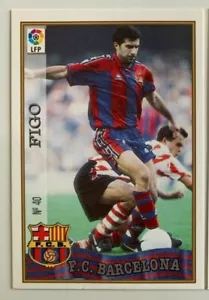 *RARE CARDS* Luis FIGO BARCELONA Mundicromo Fichas Liga 1997 1998 N.40 - Imagen 1 de 2