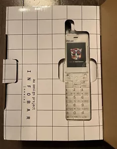 Authentic EHobby Japan Takara Tomy Transformer Infobar White Optimus Prime ANNIN - Picture 1 of 3