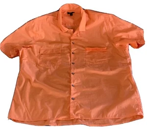 ALFANI Men’s Orange Button-Up Causual Shirt - XXL - Picture 1 of 4
