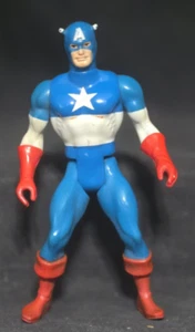 MARVEL COMICS - CAPTAIN AMERICA ACTION FIGURE FROM 1984 - VINTAGE 40+ YEARS OLD - Picture 1 of 9