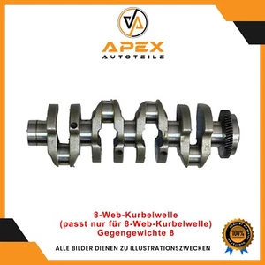 MERCEDES-BENZ 8 WEB KURBELWELLE 2.2 CDI DIESELMOTOR OM651-6510302401 - Picture 1 of 4