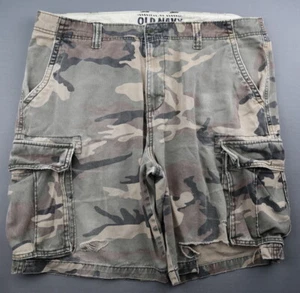 Pantalones cortos de carga de camuflaje de la Vieja Marina 2014 para hombre Verde Talla 40 - Imagen 1 de 9