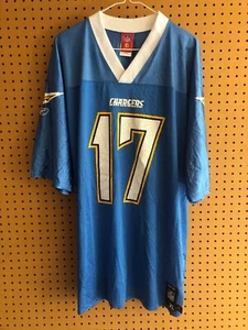 San Diego Chargers Phillip Rivers #17 Jersey Adult XL Extra Large Reebok EUC - Picture 1 of 9