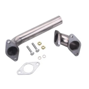 Tubo de descarga para tial 35 mm 38 mm compuerta de descarga actuador de escape codo acero inoxidable SS - Imagen 1 de 8