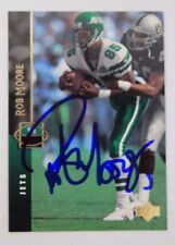 Rob Moore #261 New York Jets Signed 1994 UPPER DECK Autographed RARE 15A