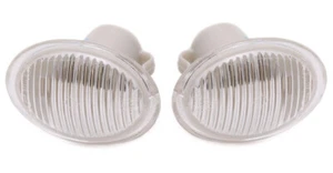 COPPIA FRECCE LATERALI SINISTRA DESTRA CHIARE FIAT 500 2007-2024 - Foto 1 di 1