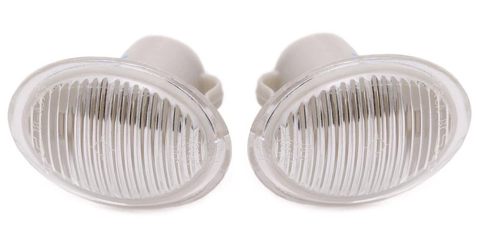 COPPIA FRECCE LATERALI SINISTRA DESTRA CHIARE FIAT 500 2007-2024 - Immagine 1 di 1