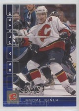 2001-02 ITG Be A Player Memorabilia Sapphire /100 Jarome Iginla #275 HOF