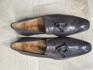 Leder Herrenschuhe Gr. 42, graubraun, neu in OVP, Marke W.Gibbs - Bild 1 von 3