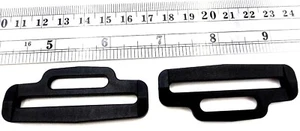 Webbing Strap Bar, Fits 2" & 1" Wide Straps, Durable Polyacetal Plastic Fastener - Picture 1 of 11