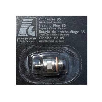 Glühkerze Black Series Nitromotor No. 5 Medium FORCE Engine B5 Verbrennungsmotor - Bild 1 von 3