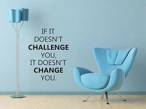 Gym Workout Inspirational Motivational Wall Quote Sticker Decal 100cm x 78cm. - Picture 1 of 5