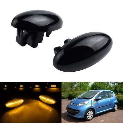 Dynamic LED Side Indicator Repeater Light For Peugeot 107 108 307 407 607 Expert - Image 1 of 4