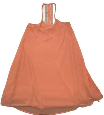 Vestido YA Los Angeles Tirantes Salmón/Naranja Con Detalles - Talla Pequeña Bueno Usado Foto 1 de 4