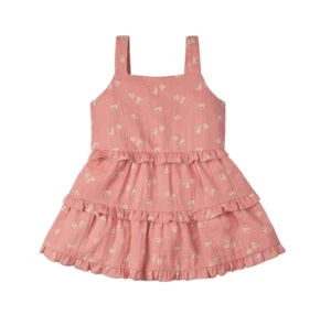 Modern Moments by Gerber Girls Tiered Gauze Floral Sun Dress NWT - Picture 1 of 9