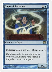 SAGE OF LAT-NAM mtg NM 8th Edition Rare 1 Card - Picture 1 of 1