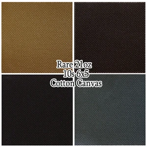 RARE HEAVY 21OZ DURABLE COTTON 10S 6X5 CANVAS FABRIC CRAFTS OUTDOOR BACKPACK DWR - Picture 1 of 85