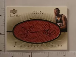 Drew Gooden AUTO 2001-02 Sweet Shot Signature Shots #dg Memphis Grizzlies - Bild 1 von 2