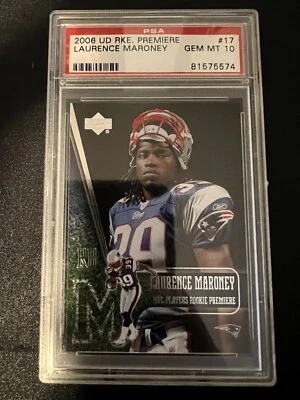 LAURANCE MARONEY 2006 UPPER DECK ROOKIE PREMIERE  #17 PSA GRADED 10 MINT CARD - Image 1 of 2