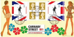 Bradbury FDC - Clásicos del diseño británico - Folleto minorista 4 - SG-PM20  - Imagen 1 de 1