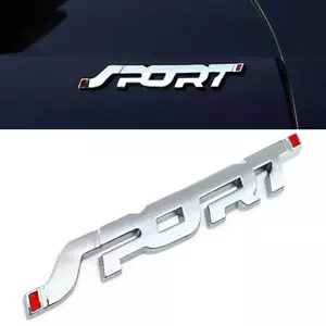 1PCS 3D SPORT Logo Car Emblem Badge Sticker Trunk Bumper Decal Accessories - Picture 1 of 3