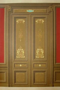 Living Room Decoration Architecture Lithograph 19th Century - Picture 1 of 1