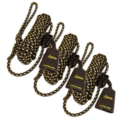 HSS Reflective Lifeline Safety Harness 3 Pack Multicolor for Hunting Security - Image 1 of 4