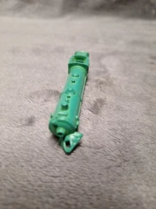 CRACKER JACK Prize WHISTLE LOCOMOTIVE Green VINTAGE Factory Flaw - Picture 1 of 4